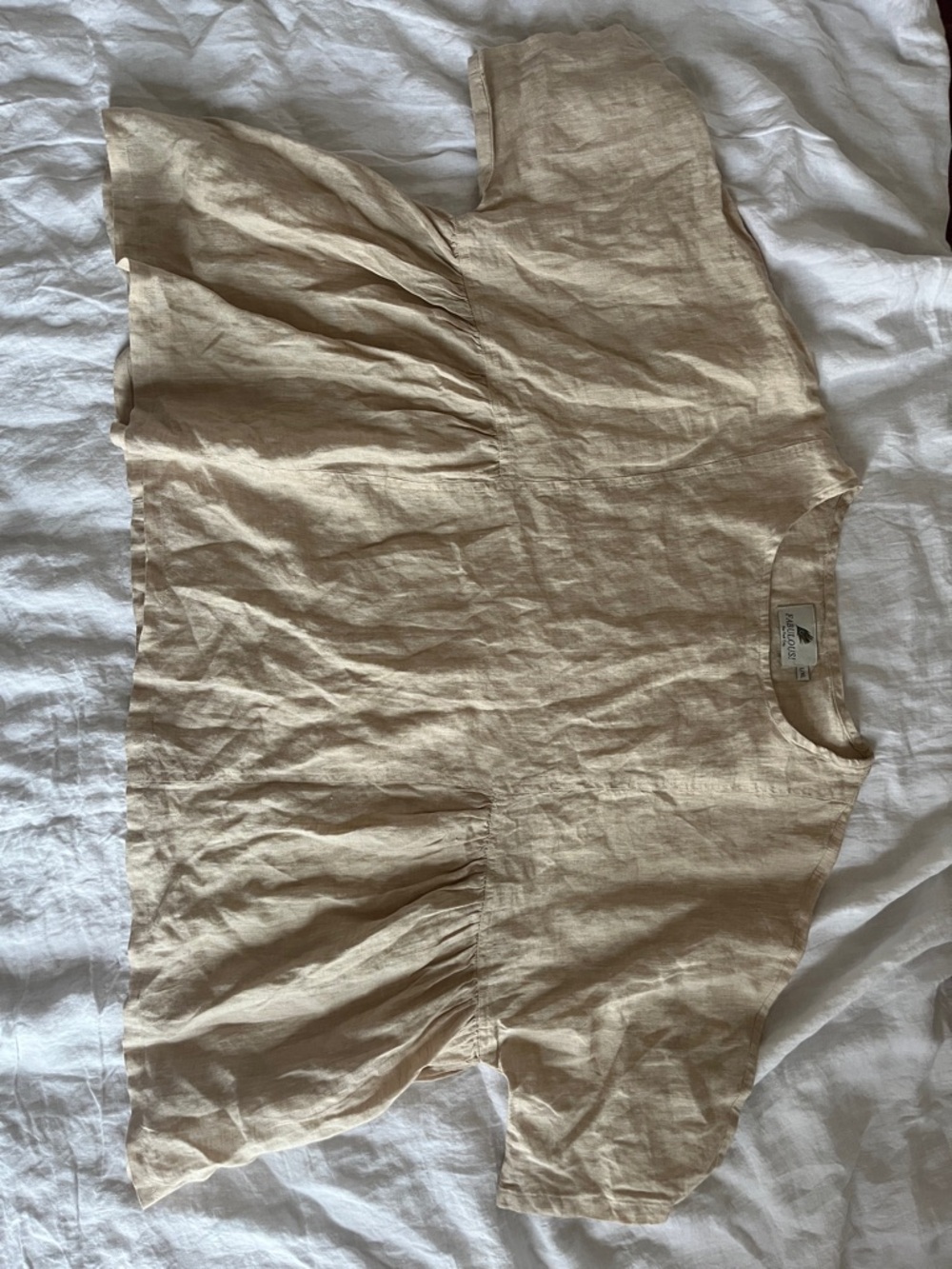 Linen flowy Top